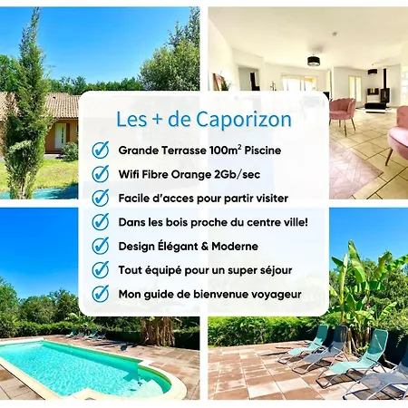 Caporizon - Puy D'aiguillon- Piscine - 6 Personnes Ferienhaus Coulounieix-Chamiers