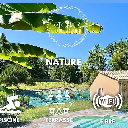 Caporizon - Puy D'aiguillon- Piscine - 6 Personnes Tatil Evi Coulounieix-Chamiers